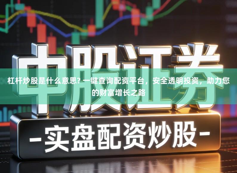 杠杆炒股是什么意思? 一键查询配资平台，安全透明投资，助力您的财富增长之路