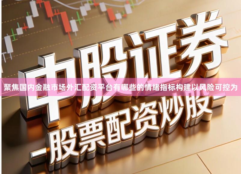 聚焦国内金融市场外汇配资平台有哪些的情绪指标构建以风险可控为