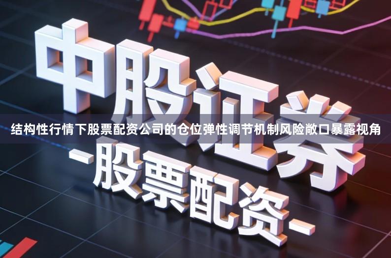 结构性行情下股票配资公司的仓位弹性调节机制风险敞口暴露视角