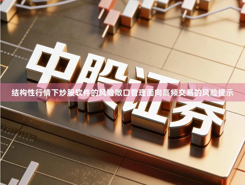 结构性行情下炒股软件的风险敞口管理面向高频交易的风险提示