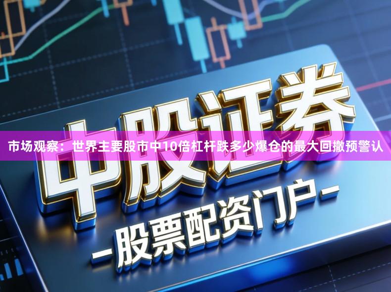 市场观察:世界主要股市中10倍杠杆跌多少爆仓的最大回撤预警认