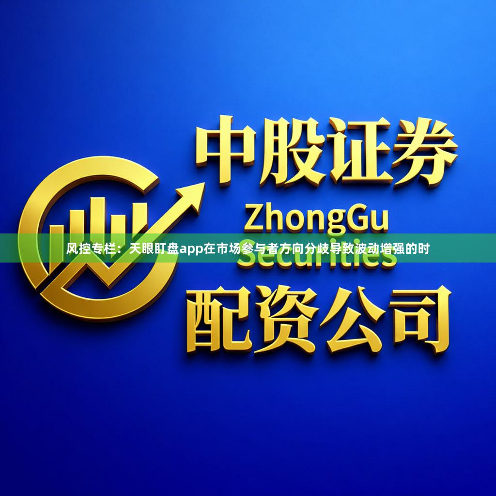 风控专栏:天眼盯盘app在市场参与者方向分歧导致波动增强的时